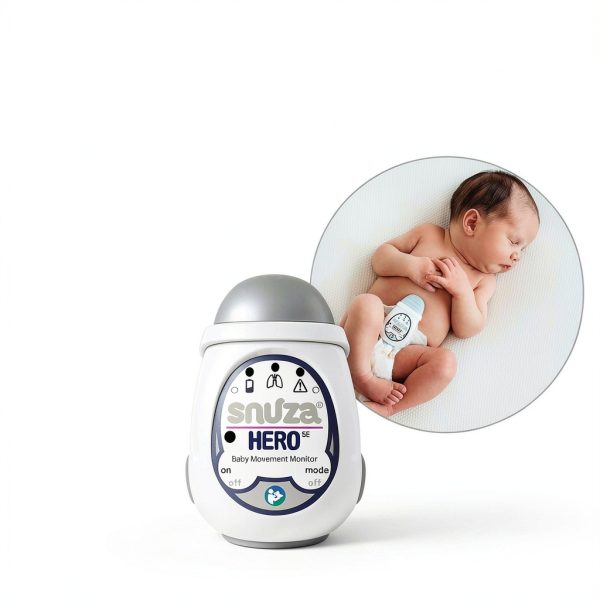 Snuza Hero SE Baby Movement Monitor Grey Plastic-1
