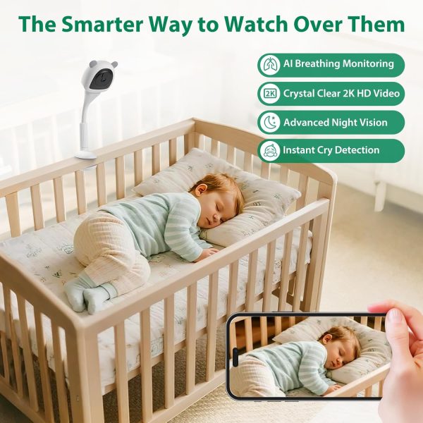 VerdiNex Premier White Baby Monitor-4