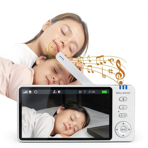Baby Monitor Ankeke 5inch HD White Smart Camera-2