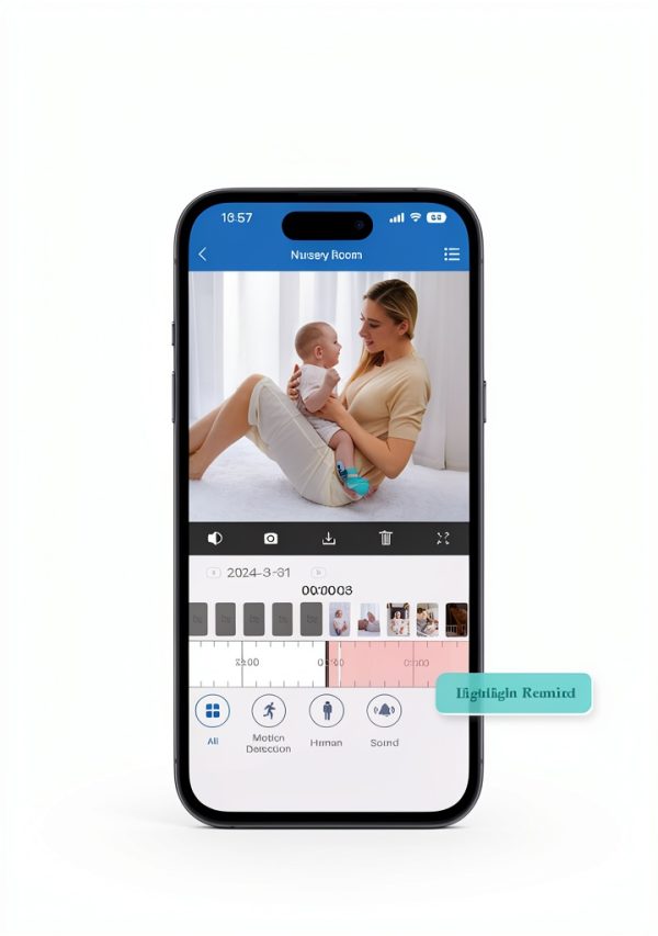 Babytone Smart Sleep Sock Blue Plastic Monitor-6