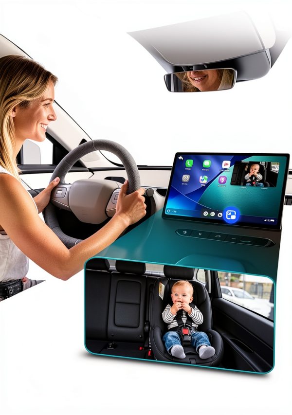 Ottocast CA520 CarPlay Baby Monitor-6