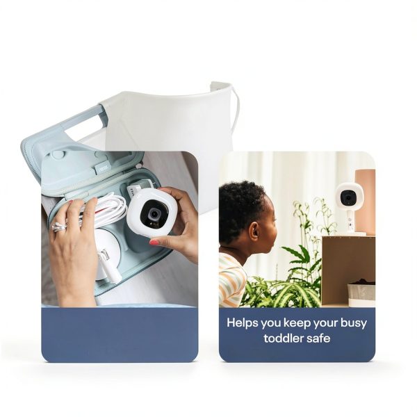 Nanit Pro Smart Baby Monitor White Monitor & Flex Stand-1