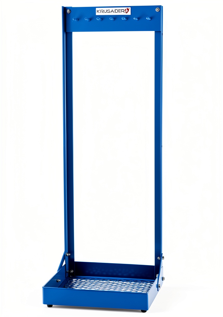 Krusader Blue Hockey Stick Holder in use