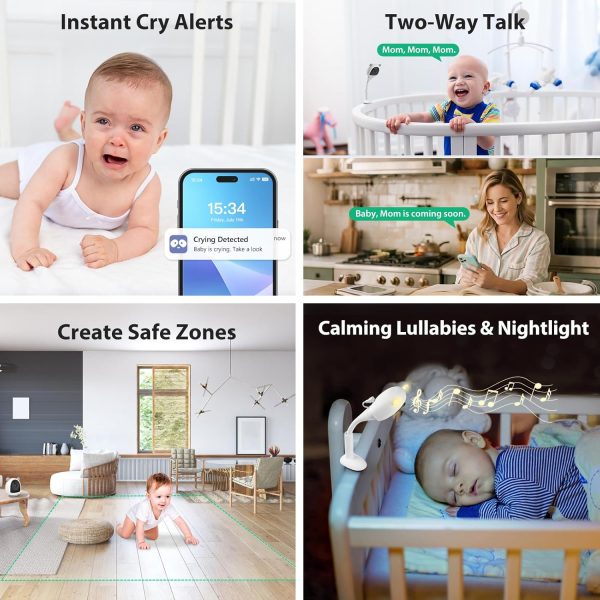 VerdiNex Premier White Baby Monitor-3