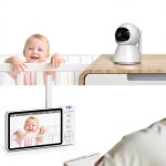 Baby Monitor Ankeke 5inch HD White Smart Camera-0