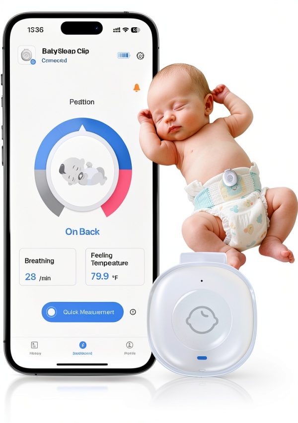 Babytone Smart Sleep Monitor Silicone Clip-0