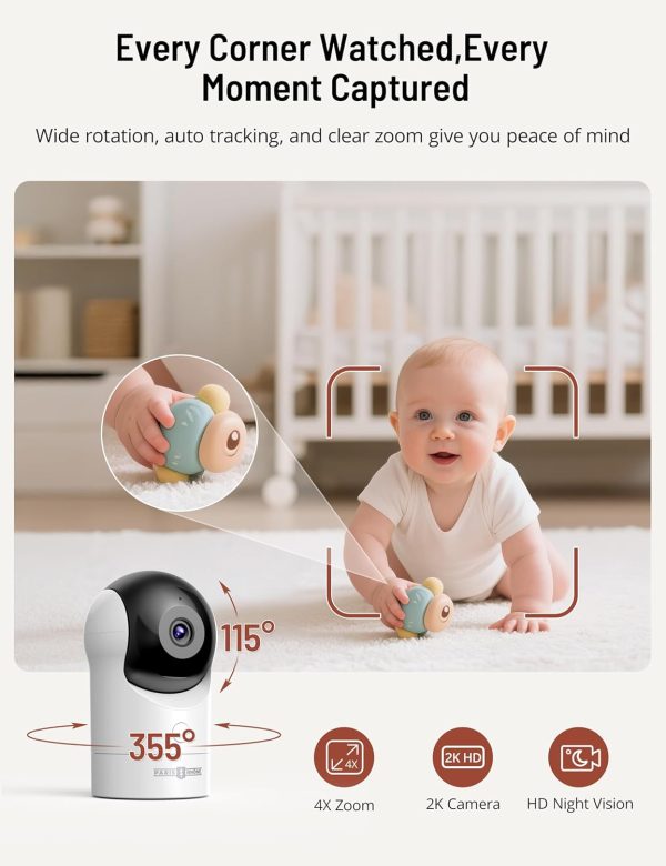 Pavo Baby Monitor White CloudEdge-2