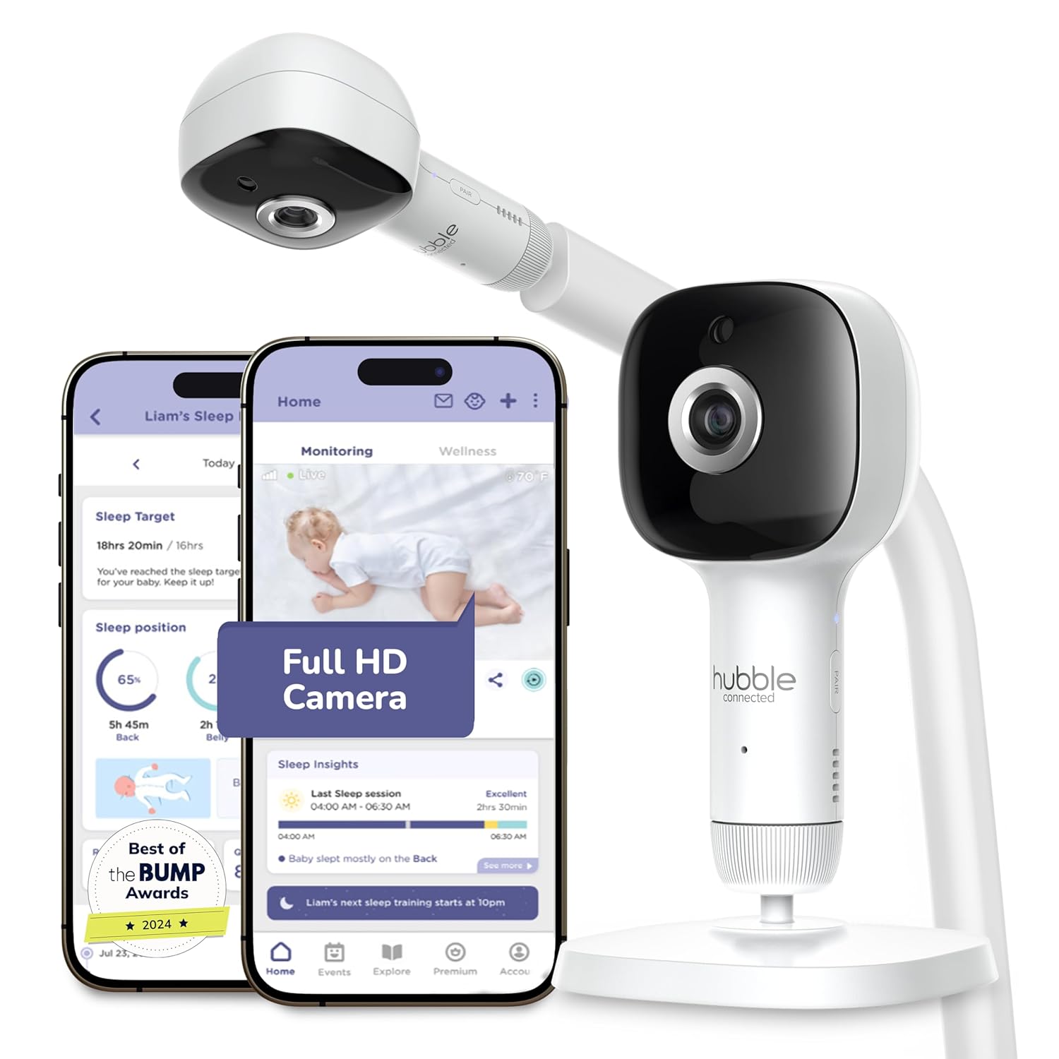 Hubble Connected Smart Baby Monitor camera