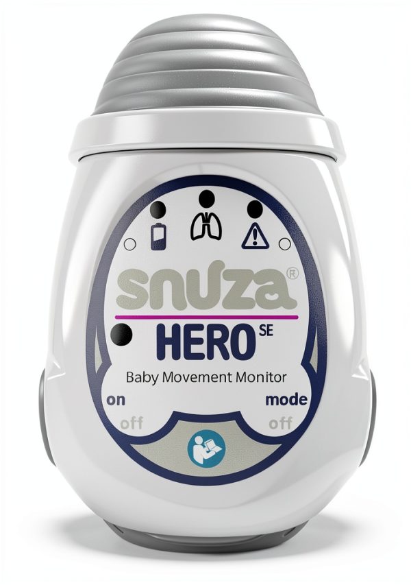 Snuza Hero SE Baby Movement Monitor Grey Plastic-0