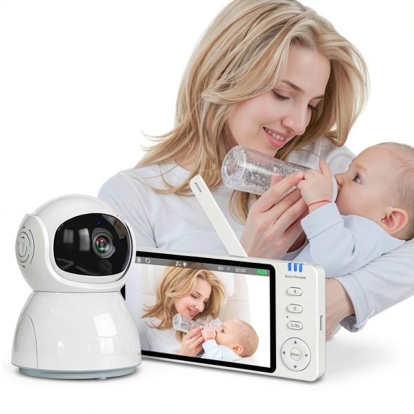 Baby Monitor Ankeke 5inch HD White Smart Camera-1