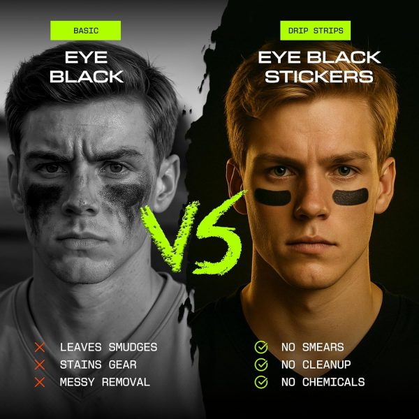 Eye Black Stickers Drip Over Skill Athletic Tape-1