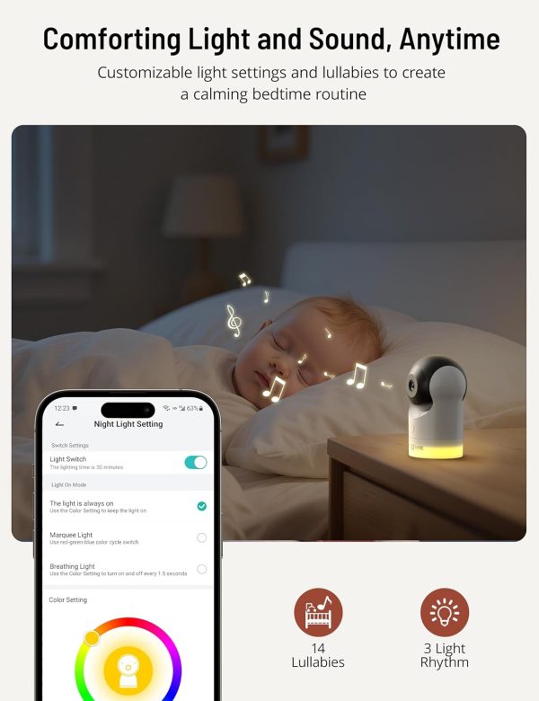 Pavo Baby Monitor White CloudEdge-4