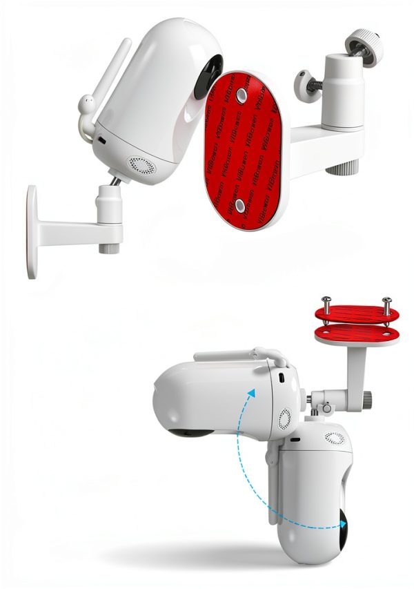 Momcozy Baby Monitor Wall Mount White ABS-3