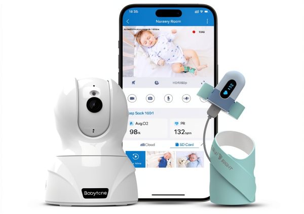 Babytone Smart Sleep Sock Blue Plastic Monitor-0