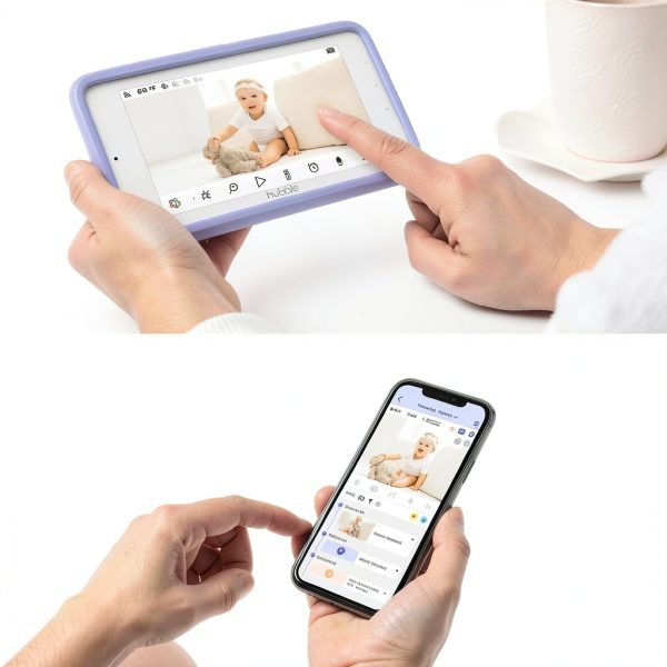 Hubble Connected Smart Baby Monitor Plastic 5 Inch Touch-2