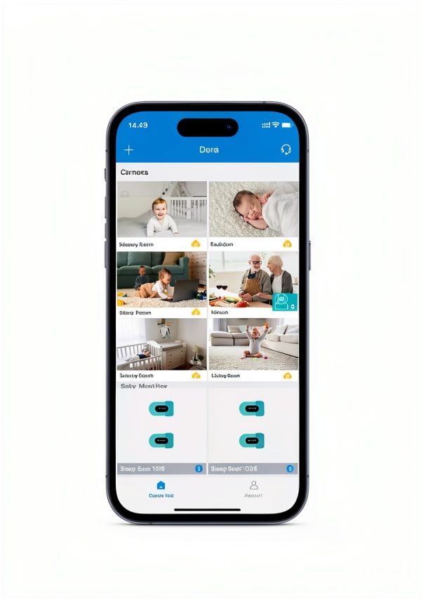 Babytone Smart Sleep Sock Blue Plastic Monitor-7