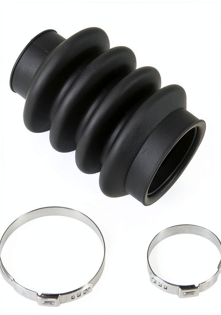Installing RLB-HILON rear driveshaft rubber boot on a Ford truck