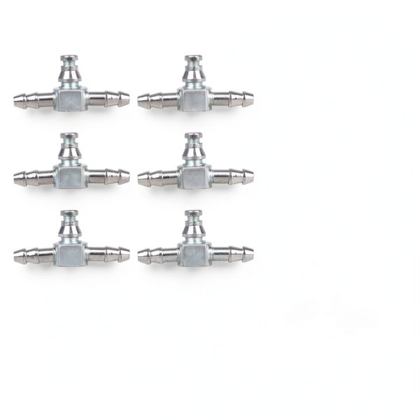 RANSOTO Diesel Fuel Return Kit Chrome Steel 2‑Port-4