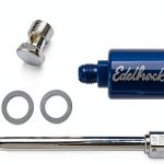 Edelbrock Fuel Line Kit Chrome Red/Blue Fit-0