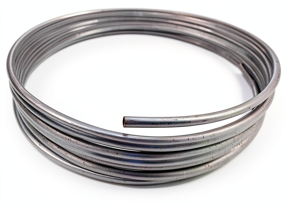 'Zinc coated steel fuel line'