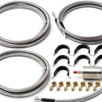 Fuel Line 819-840 Stainless Steel Braided Hose by JkorkM for Silverado-0