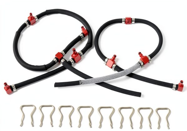 KPALAG Diesel Return Hose Assembly with Aluminum Connectors-0