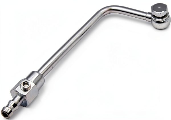 Fuel Line Hose LAFORMO Chrome Steel 3/8 In. Rubber with Triple Plating-0