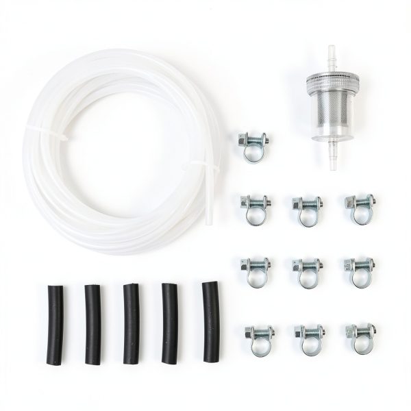 Fuel Line Kit AUPARTIK 5m Stainless Steel Diesel Filter Set Black-5