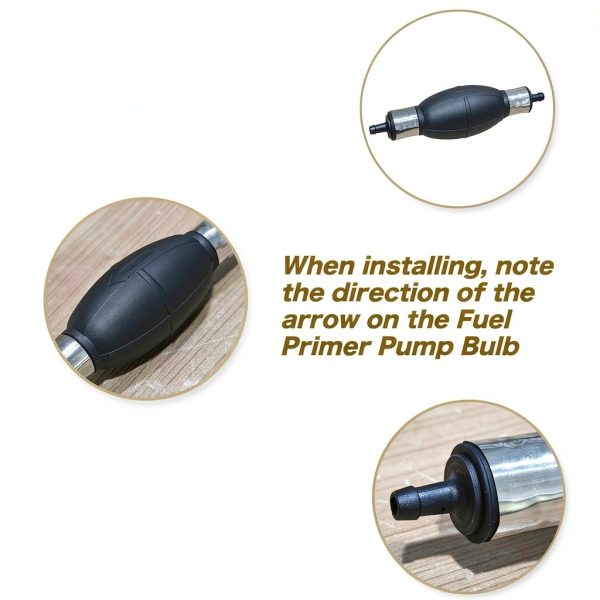 JLM Marine 5/16 Primer Bulb Fuel Line 8mm Rubber Marine Outboard-3