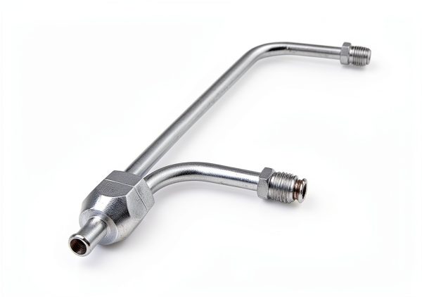 Fuel Line Mr. Gasket Chrome-Plated 1552 Dual Hose Barb Hex Fittings-4