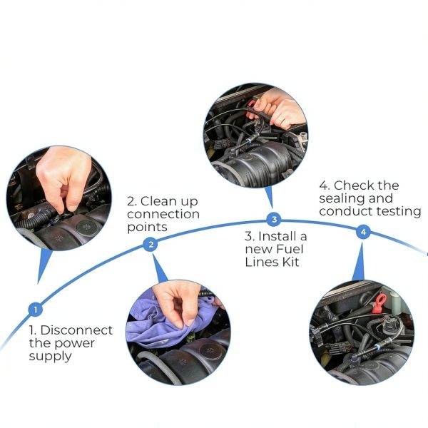 Fuel Line Kit Dexepe DH-1088-BK-LC for Silverado & Sierra Trucks-3