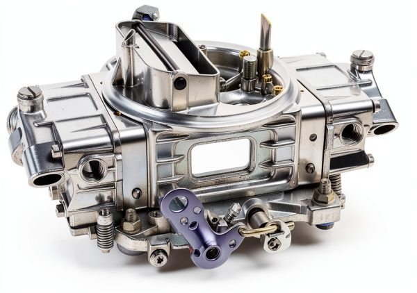 RULLINE 4150 Dual Intake Fuel Line Kit 8 AN with Pressure Gauge-5