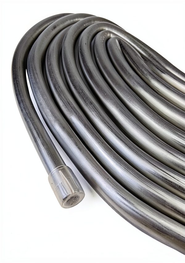 Shonee Aluminum 25FT Fuel Line Silver 3/8 Inch Flexible Hose-1