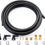 Mupera Nylon Fuel Line 5/16 Inch 25ft Black Replacement Kit AIRKIT-516-0