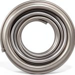 Shonee Aluminum 25FT Fuel Line Silver 3/8 Inch Flexible Hose-0