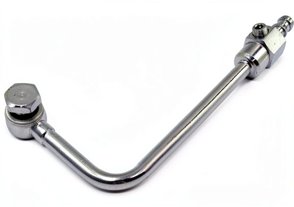 Fuel Line Hose LAFORMO Chrome Steel 3/8 In. Rubber with Triple Plating-2