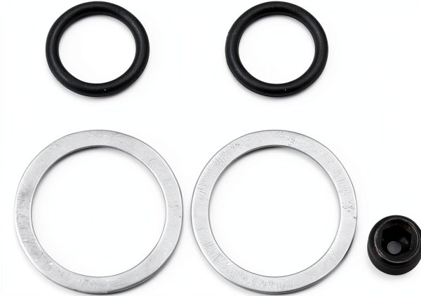 LVOUP Aluminum Dual Fuel Line Kit 1/4" ID x 7/16" OD Black for 4150-5