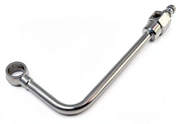Fuel Line Hose LAFORMO Chrome Steel 3/8 In. Rubber with Triple Plating-4