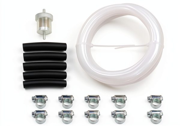 Fuel Tank Hose Clip Kit 5M by AQXMIOE Durable Metal Plastic RV-1