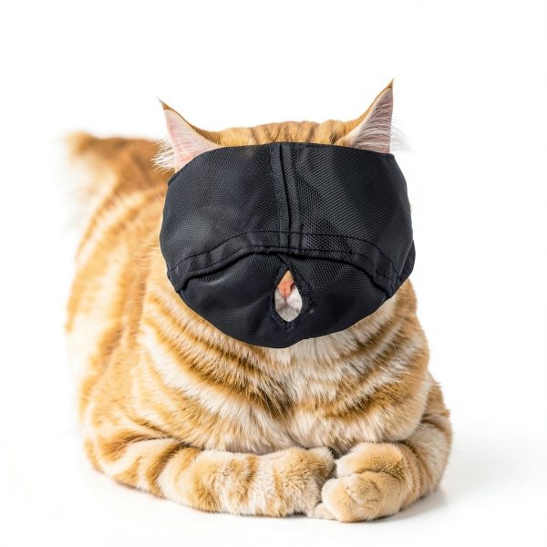 Cat Muzzle by Downtown Pet Supply Nylon Medium Grooming Muzzle-3