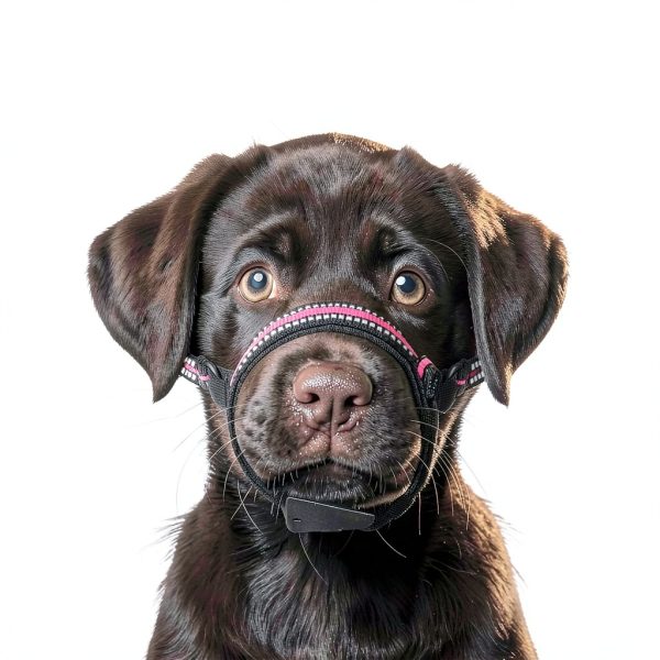 Dog Muzzle Wisle Adjustable Breathable Soft Muzzle for Small Large-5