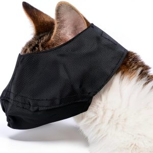 Cat Muzzle by Downtown Pet Supply Nylon Medium Grooming Muzzle-0