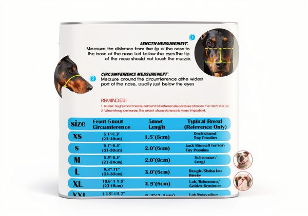 Dog Muzzle, Breathable Basket Muzzles for Small Medium Large Sized Dogs, Adjustable Humane Cage Mouth Cover for Grooming Biting Chewing, Allows Panting and Drinking (Soft Rubber, S)-8