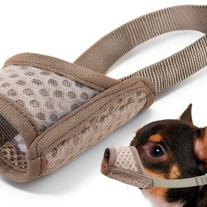 Dog Muzzle Mayerzon Soft Mesh for Small to Large Breeds Grey XXS-0