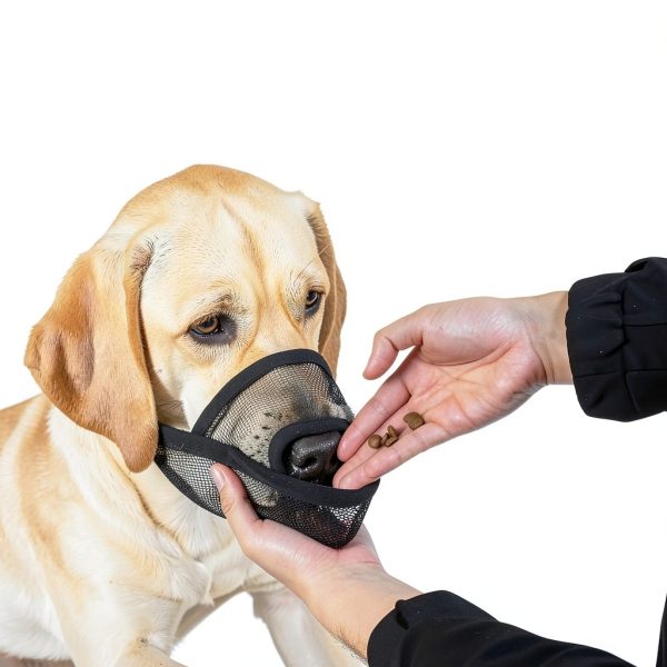Crazy Felix Nylon Dog Muzzle – Breathable Mesh, Anti‑Bite, Black Small-3