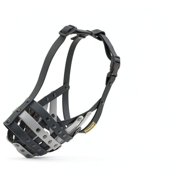 Pitbull Muzzle by Mayerzon Lightweight Adjustable Basket for Large-1