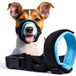 Gentle Muzzle Guard GoodBoy Soft Neoprene Padding Secure Fit Blue-0