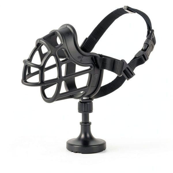 Barkless Dog Muzzle Basket Design Lightweight TPE Silicone for Dogs-4