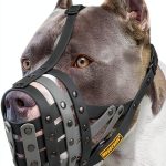 Pitbull Muzzle by Mayerzon Lightweight Adjustable Basket for Large-0