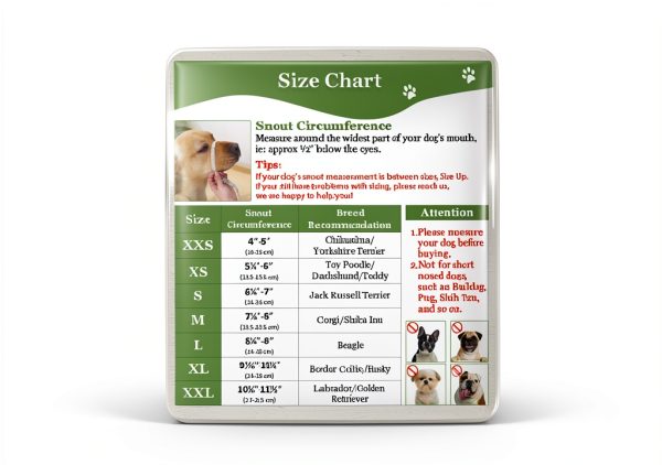 Dog Muzzle Mayerzon Soft Mesh for Small to Large Breeds Grey XXS-3